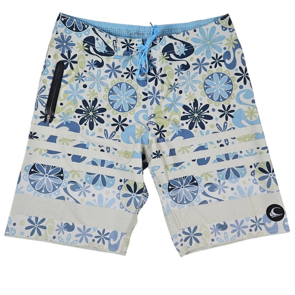 Wave Life Mens Swimming Trunks Sz 34 Multi-color Pool Beach Vacation Resort